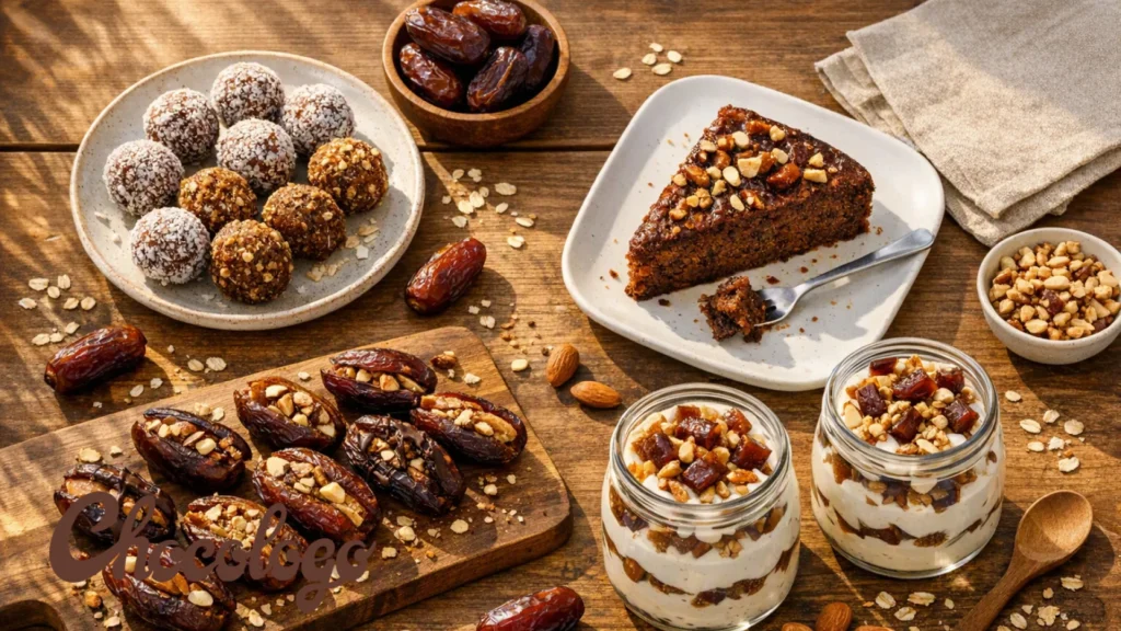 طرز-تهیه-دسر-رژیمی-با-خرما